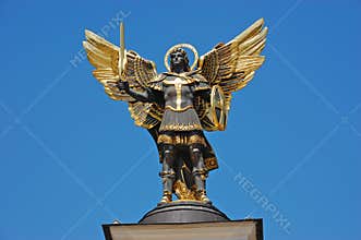 Statue of St. Michael the patron, Kiev