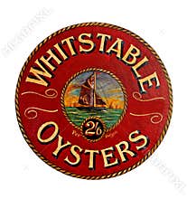 Whitstable oysters sign