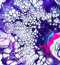 Modern very peri abstract texture with Fluid Art bubble texture.