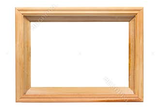 Empty wood frame border.