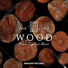 Wood or tree logo design inspiration