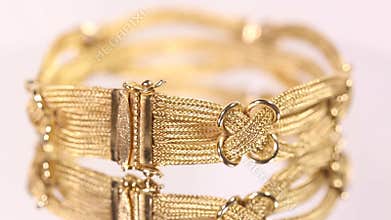 Unique gold bracelet