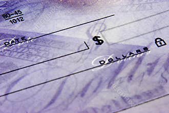 Blank Check - Bills to pay