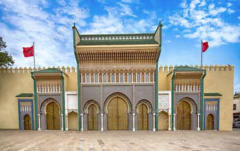 The Royal Palace in Fes, Morocco