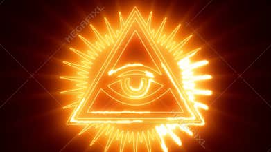 The Eye of Providence Loop is represents the eye of God watching over mankind.