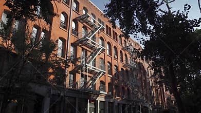 Apartment Block in New York City.