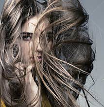 Beautiful girl with perfect skin and long hair