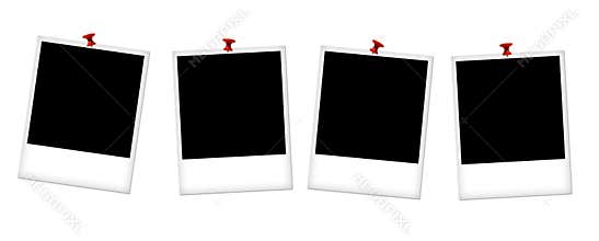 Empty photo frames
