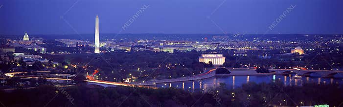 Aerial view of Washington