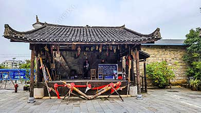 Dongqing Water Village folk architecture in Guilin, Guangxi