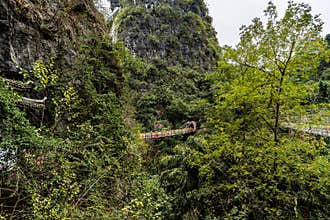 Yangshuo Butterfly Spring Park Scenic Spot in Guilin, Guangxi
