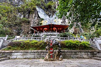 Yangshuo Butterfly Spring Park Scenic Spot in Guilin, Guangxi