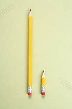 Pencil comparison.