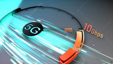 5G broadband connection speed