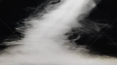 Tornado with a black background