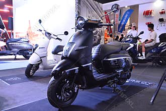 Peugeot django at Makina Moto Show in Pasay, Philippines