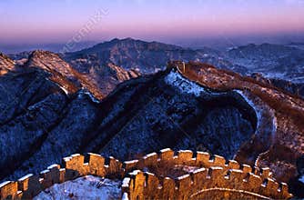 The great wall of China