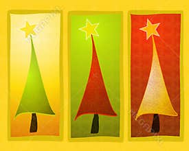 Rustic Christmas Tree Clip Art