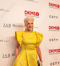 Maye Musk mother of Elon Musk arrives at The DKMS Love Gala 