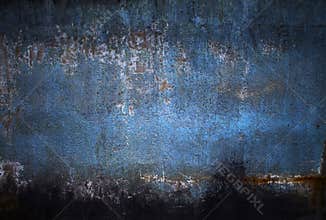 Blue dirty grungy background