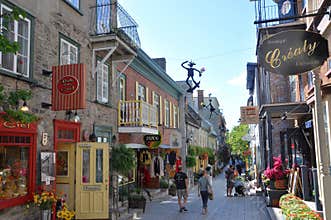 Rue du Petit-Champlain, Quebec City, Canada