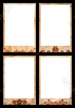 Grunge photo borders