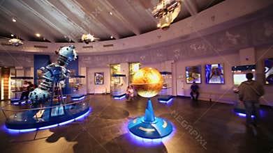 Several telescopes in Moscow Planetarium, on 15