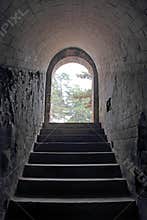 Underground passage in the Eastern Royal Tombs of the Qing Dynasty, china