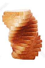 Toast bread tower