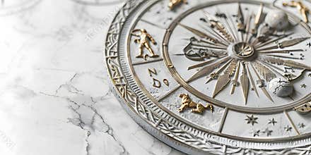 Astrologic Zodiac Wheel sign symbolical