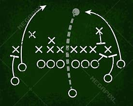 Football Play Chalkboard