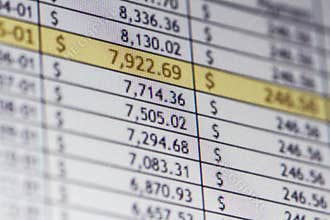 Financial Spreadsheet