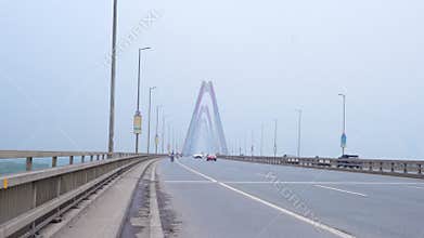 Nhat Tan bridge in the north of Hanoi