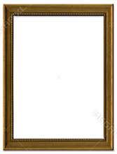 Simple brown picture frame