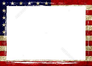 American flag frame