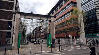 CNDA, Cour nationale du droit d'asile, or French Court on Asylum Rights building in Paris