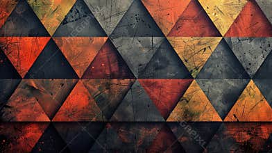 Abstract triangular wallpaper