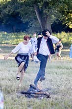 Midsummer's Eve is a European folk holiday celebrated on the eve of the feast of the Christian saint John the Baptist