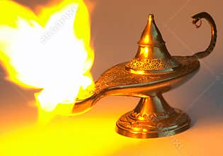 Aladdin's lamp - yellow version