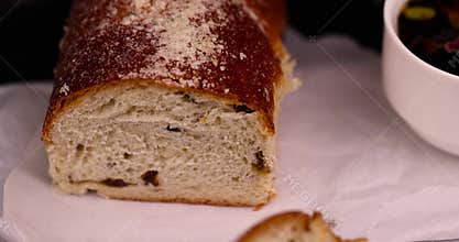soft delicious and sweet bread with added raisins