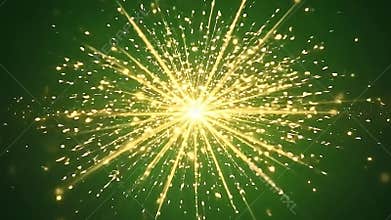 along adenine lively park background, burst radiant beam blurs sparkle and scatter, produce adenine Generative AI