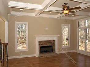 Luxury Living Room empty