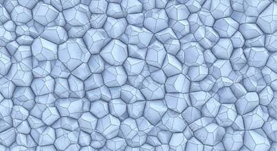 Abstract Blue Textured Background of Irregular Geometric Shapes
