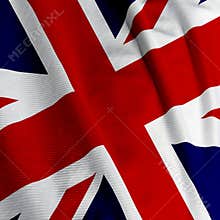 British Flag Closeup