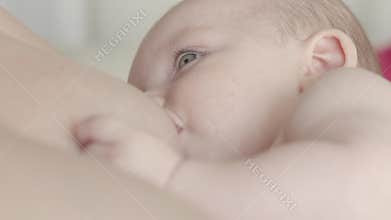 Baby breastfeeding