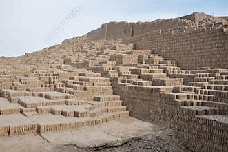 Huaca in Miraflores, Lima, Peru