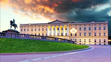 Oslo - Royal palace, Norway
