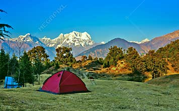 Camping at Himalayas