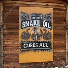 Snake Oil Sign