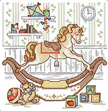 Cross-stitch toys